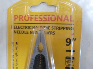 Electrician Wire Stripping Needle Nose Pliers