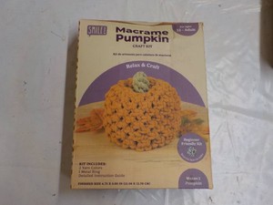 Macrame Pumpkin Craft Kit