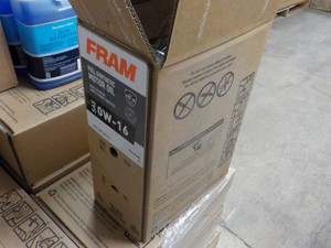 6 gallons Fram SAEOW-16 Full Synthetic Motor Oil