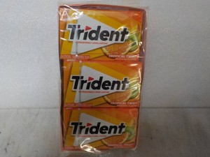 12 Trident 14 stick packs Tropical Twist Sugar Free Gum