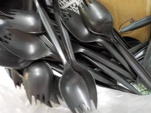 Large amount of Plastic Silverware