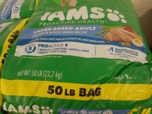 50 lb. Bag IAMS Large Breed Adult Chicken and Whole Grain Recipe Dog Food