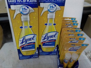 2 Lysol Smart Spray Bottles and 16 Refills