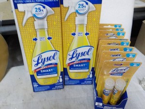 2 Lysol Smart Spray Bottles and 16 Refills