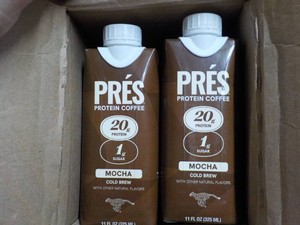 12 pack Pres Cold Brew Protein Coffee