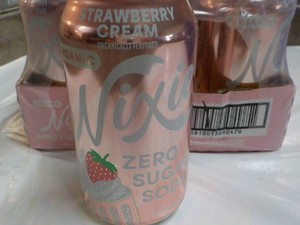 11 Cans Strawberry Cream Nixie Zero Sugar Soda