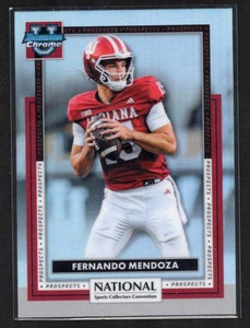 2026 Bowman Chrome University Prospects Fernando Mendoza Sports Collectors Convention (BUFB-01) Football Card