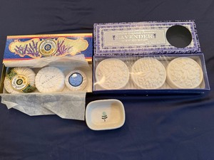 Roger & Gallet Paris Lavande Royale Soaps, Saponificio Artigianale Fiorentino Lavender Scented Soaps, Beautiful Ring Dish