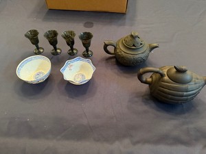Vintage Traditional Tea Pots and Goblets