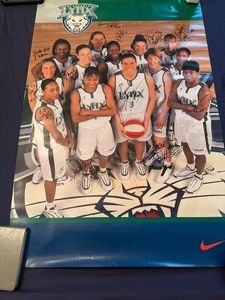 Vintage Autographed Minnesota Lynx Poster
