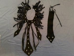 Vintage - 70s Style Leather Necklace and Bracelet