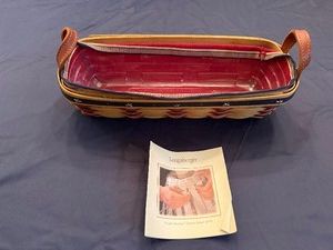 2003 Longaberger Proudly American Cracker Basket