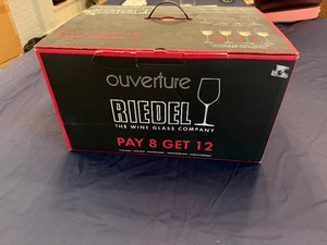 Ouverture Riedel Wine Glass Set - Four White Wine, Four Red Wine, Four Champagne and Sparkling Wines (New in box)