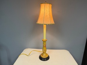 Floral Painted Table Lamp (29 Tall, 6 Base)