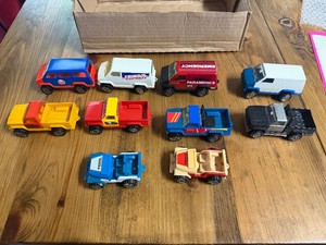 19781979 Tonka Toys - Four Vans, Four Trucks, Two Jeeps (Qty 10)