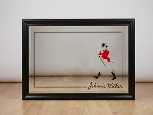 Vintage Johnnie Walker Pub Mirror (40 34 Wide x 28 34 Tall x 1 Deep)