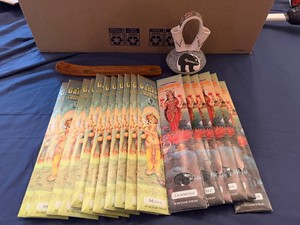 Classic Wooden Boat and Pottery Incense Burners with Eleven Packages of Musk Incense and Five Packages of Jasmine Incense