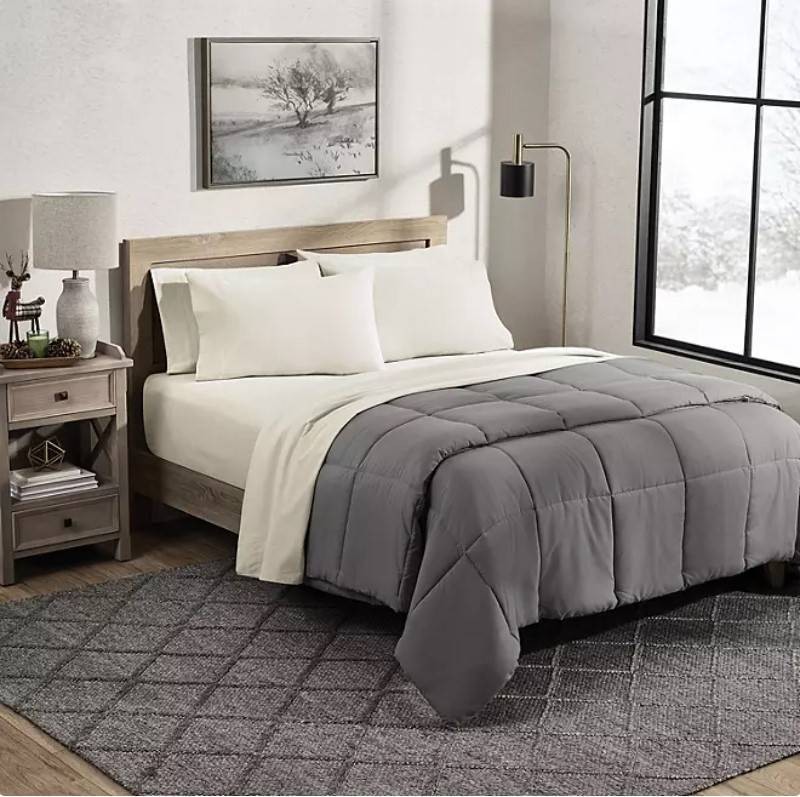 NEW Members Mark Flannel King Size Sheet Set - Ivory