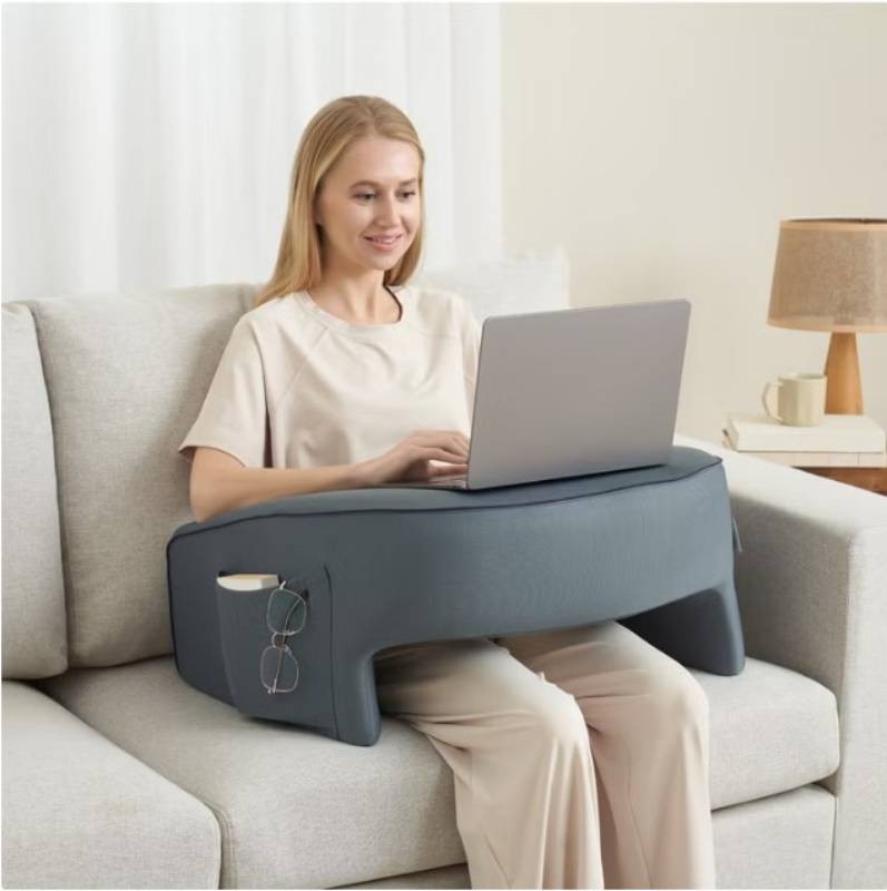 Casual Living Reading Lap Desk with Removable Cover - Gray