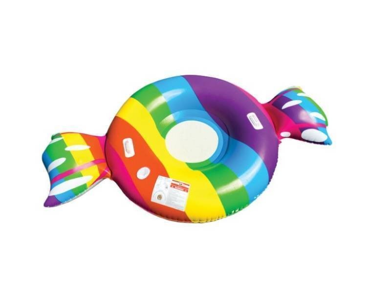 NEW MEMBERS MARK OVERSIZED INFLATABLE POOL FLOAT, CANDY