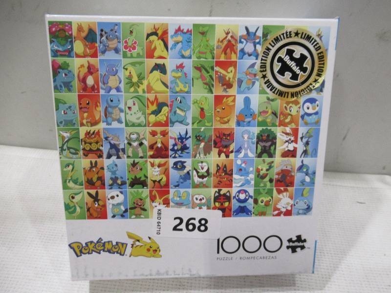 NEW Buffalo Games Interlocking Jigsaw Puzzle, 1000 pc. - Pokemon Evolutions
