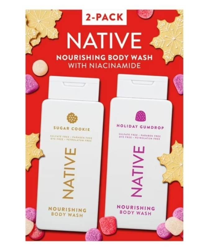 NEW Native Nourishing Body Wash, Holiday Variety Pack, 18 fl. oz., 2 pk.