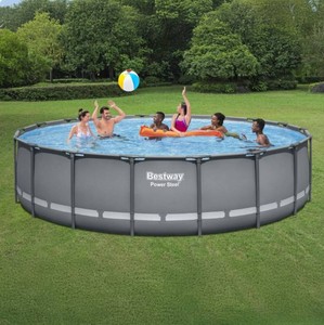 NEW Bestway Power Steel 18 x 48 Round Above Ground Pool Set