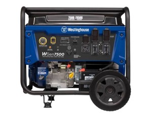 NEW Westinghouse WGen7500s 7,5009,500-Watt Gasoline-Powered Portable Generator (CARB Compliant)