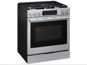 NEW Samsung NSG90H60SR Bespoke 6.0 cu. ft. Slide-In Gas Range