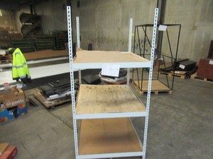 Adjustable White Metal Frame Built to Fit Onto Pallets - Perfect for Projects