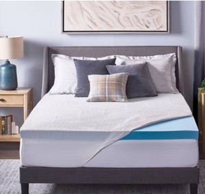 NEW Novaform ComfortLuxe Plus Gel Memory Foam Mattress Topper - FULL