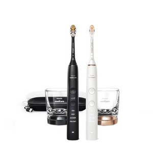 NEW Philips Sonicare DiamondClean 9000 Rechargeable toothbrush - Black  Rose Gold