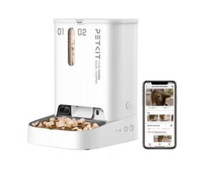 Petkit YumShare Dual-Hopper Smart Pet Food Dispenser - WHITE