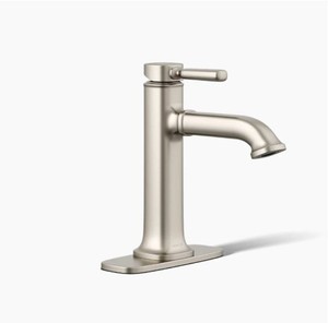 NEW Kohler Terzet� Single-handle bathroom sink faucet, 1.2 gpm  K-REC34944-4D-BN - Brushed Nickel