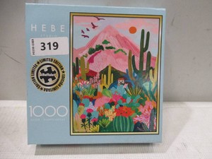 NEW Buffalo Games Interlocking Jigsaw Puzzle, 1000 pc. - Hebe Studio Desert Flowers