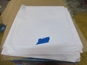 NEW Vinyl Tarp Remnant - 10 x 20  White  White Vinyl tarp - 15 oz. Midweight Duty