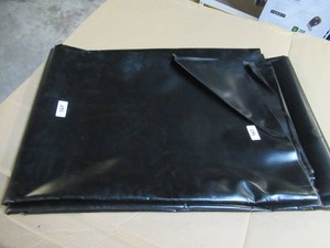 NEW Vinyl Tarp - 6 x 21 Black  Black Vinyl tarp - 20 oz. Heavyweight Duty