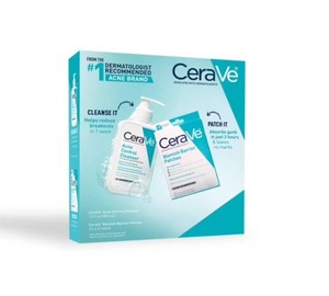 NEW CeraVe Acne Cleanser  Blemish Patch Set