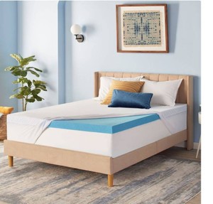 NEW Serta 3 Cool Nights Gel Memory Foam Mattress Topper - FULL