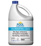 NEW Pallet of over 150 Gallons of Pool Essentials Chlorinating Liquid, 3 Pk of 1 Gal Bottles per Box