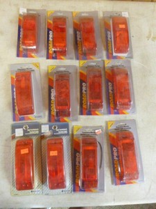12 Road Pro Red ClearanceMarker Sealed Light Assemblies