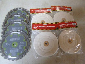 Saw Blades and Buffing Pads