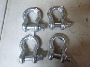 4 Forged Steel 34 Screw Pin Anchor Shackles