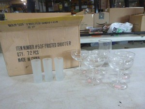 72 Frosted Shoot Glasses