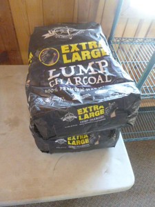 2 Bags of Frontier Extra Large Lump Charcoal