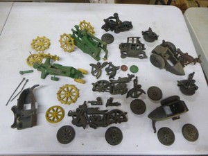 Vintage Cast-Iron Toy Parts