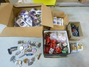 Variety of Key Chains with Small Padlocks