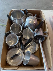 Vintage Aluminum Camping Cookware Set