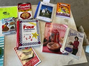 Box full of Cookbooks