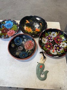 Vintage Plates & Hooks